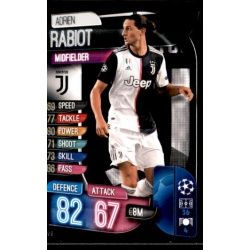 Adrien Rabiot Juventus JUV 9 Match Attax Champions 2019-20