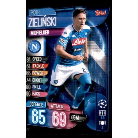 Pioyr Zielinski SSC Napoli NAP 7 Match Attax Champions 2019-20