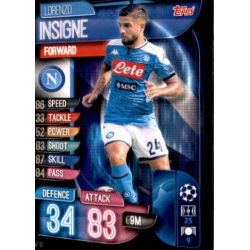 Lorenzo Insigne SSC Napoli NAP 10 Match Attax Champions 2019-20