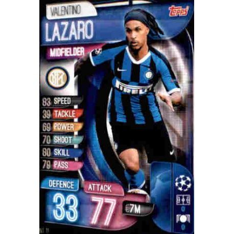 Valentino Lazaro Inter Milán INT 11 Match Attax Champions 2019-20