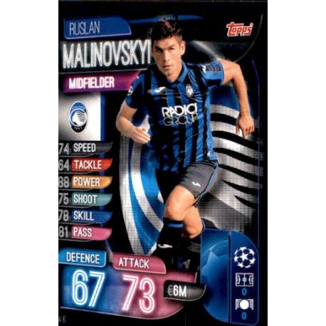 Rusjan Malinovsky Atalanta SC ATA 6 Match Attax Champions 2019-20