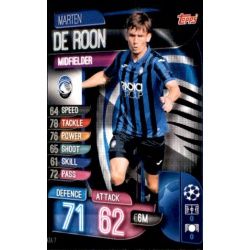 Marten De Roon Atalanta SC ATA 7 Match Attax Champions 2019-20