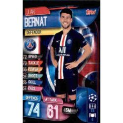 Juan Bernat Paris Saint-Germain PSG 6 Match Attax Champions 2019-20