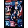 Marco Verratti Paris Saint-Germain PSG 7 Match Attax Champions 2019-20