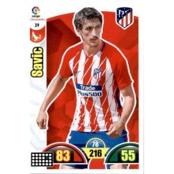 Savic Atlético Madrid 39 Cards Básicas 2017-18