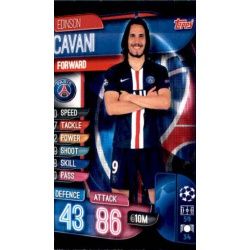 Edinson Cavani Paris Saint-Germain PSG 11 Match Attax Champions 2019-20