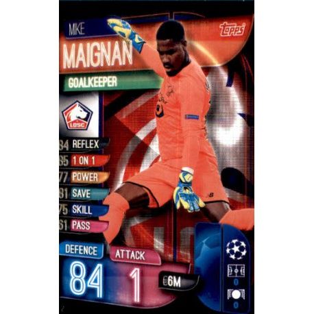 Mike Maignan LOSC Lille LIL 2 Match Attax Champions 2019-20