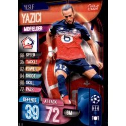 Yusuf Yazici LOSC Lille LIL 8 Match Attax Champions 2019-20