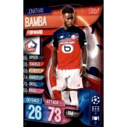 Jonathan Bamba LOSC Lille LIL 10 Match Attax Champions 2019-20