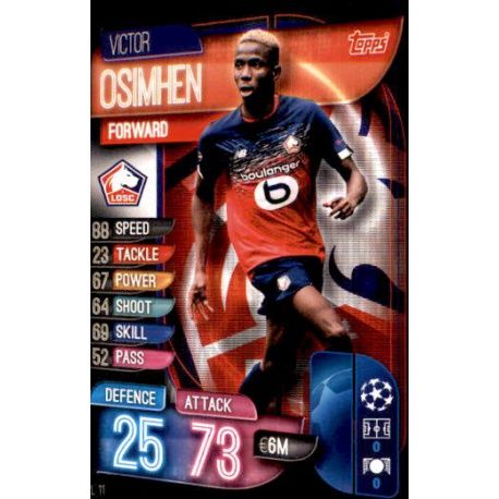 Victor Osimhen LOSC Lille LIL 11 Match Attax Champions 2019-20