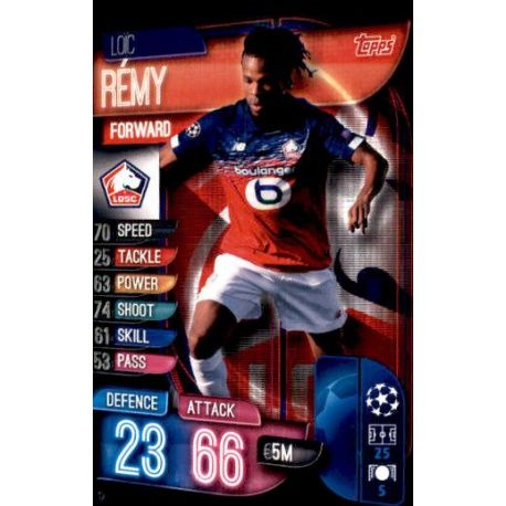 Loic Rémy LOSC Lille LIL 12 Match Attax Champions 2019-20