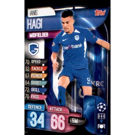 Ianis Hagi KRC Genk GEN 7 Match Attax Champions 2019-20