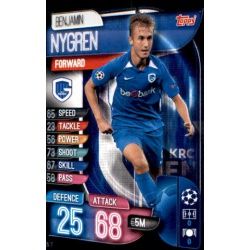 Benjamin Nygren KRC Genk GEN 11 Match Attax Champions 2019-20