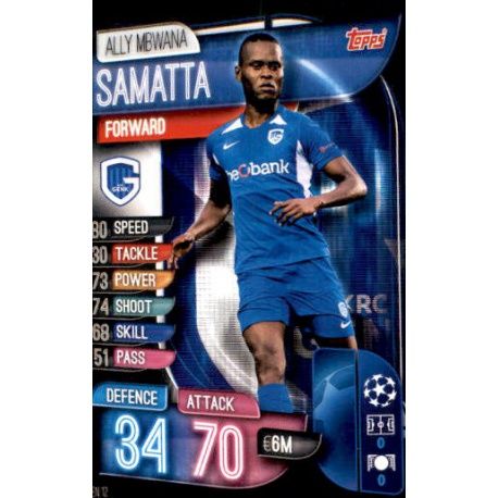 Ally Mbwana Samatta KRC Genk GEN 12 Match Attax Champions 2019-20