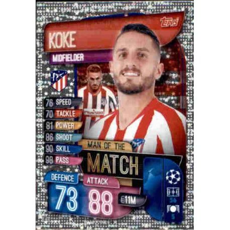 Koke M ATL Match Attax Champions 2019-20