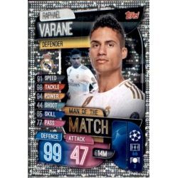 Raphael Varane Man Of The Match Real Madrid M REA Match Attax Champions 2019-20