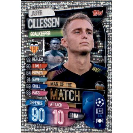 Jasper Cillessen Man Of The Match Valencia M VAL Match Attax Champions 2019-20