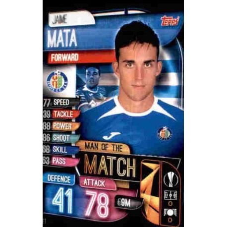 Jaime Mata Man Of The Match Getafe M GET Match Attax Champions 2019-20