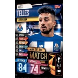 Alex Telles Man Of The Match FC Porto M POR Match Attax Champions 2019-20