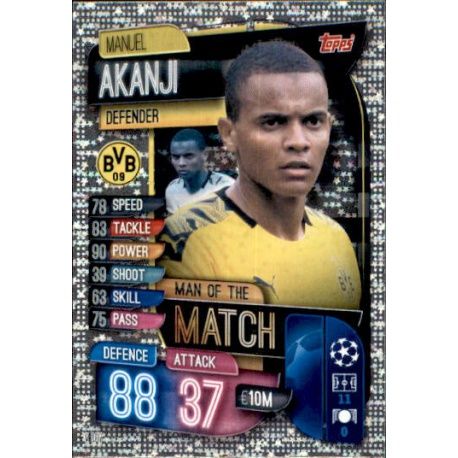 Manuel Akanji M BOR Match Attax Champions 2019-20