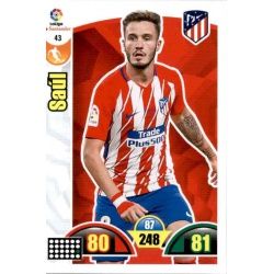 Saúl Atlético Madrid 43 Cards Básicas 2017-18