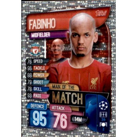 Fabinho M LIV Match Attax Champions 2019-20