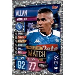 Allan Man Of The Match SSC Napoli M NAP Match Attax Champions 2019-20