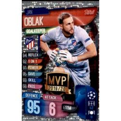 Jan Oblak MVP Atlético Madrid C ATL Match Attax Champions 2019-20