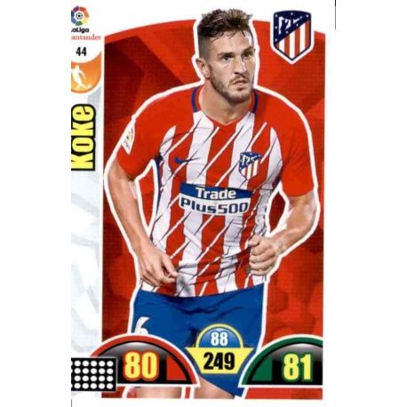 Koke Atlético Madrid 44 Cards Básicas 2017-18