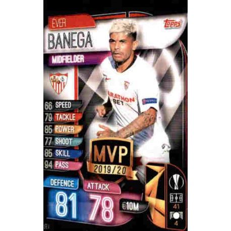 Ever Banega C SEV Match Attax Champions 2019-20