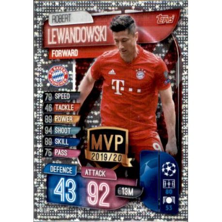 Robert Lewandowski MVP Bayern Munich C BAY Match Attax Champions 2019-20