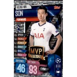 Heung-Min Son MVP Tottenham Hotspur C TOT Match Attax Champions 2019-20