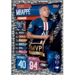 Kylian Mbappé MVP Paris Saint-Germain C PSG Match Attax Champions 2019-20