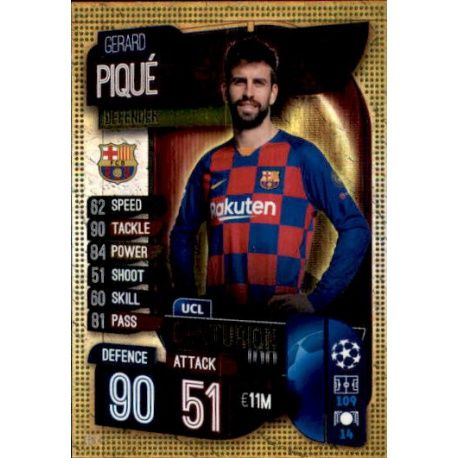 Gerard Piqué UCL Centurion Barcelona CEN 4 Match Attax Champions 2019-20