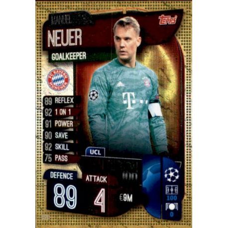 Manuel Neuer CEN 6 Match Attax Champions 2019-20