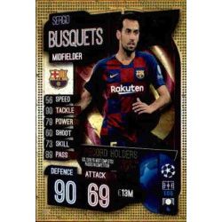 Sergio Busquets Record Holders Barcelona RH 4 Match Attax Champions 2019-20