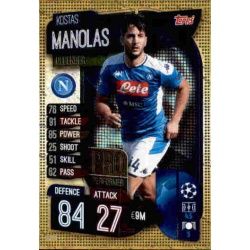 Kostas Manolas Pro Perfomer SSC Napoli PP 10 Match Attax Champions 2019-20