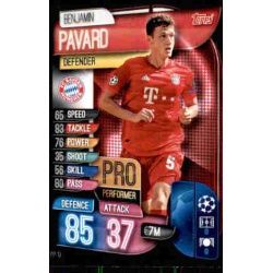 Benjamin Pavard Pro Perfomer Bayern Munich PP 13 Match Attax Champions 2019-20