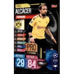Paco Alcácer Pro Perfomer Borussia Dortmund PP 14 Match Attax Champions 2019-20