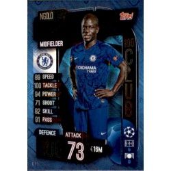 N´Golo Kanté 100 Club Chelsea CLU 5 Match Attax Champions 2019-20