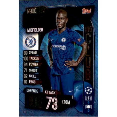 N´Golo Kanté CLU 5 Match Attax Champions 2019-20