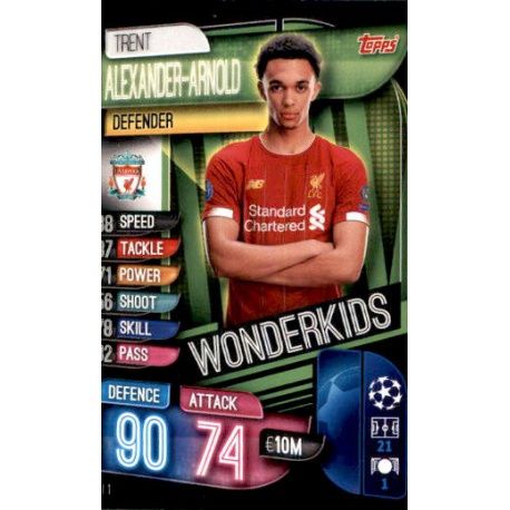 Trent Alexander-Arnold WKI 1 Match Attax Champions 2019-20