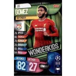 Joe Gómez Wonder Kids Liverpool WKI 7 Match Attax Champions 2019-20