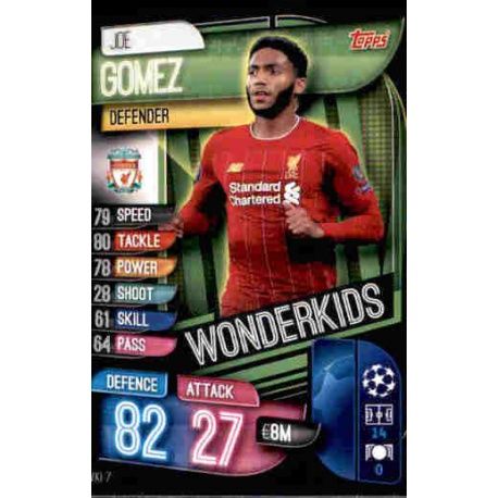 Joe Gómez WKI 7 Match Attax Champions 2019-20