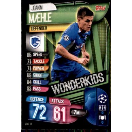 Joakim Maehle WKI 13 Match Attax Champions 2019-20