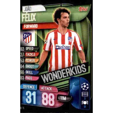 Joao Félix Wonder Kids Atlético Madrid WKI 15 Match Attax Champions 2019-20
