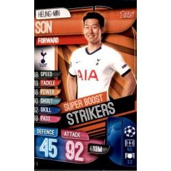 Heung - Min Son Super Boost Strikers Tottenham Hotspur SBI 3 Match Attax Champions 2019-20