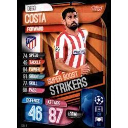 Diego Costa Super Boost Strikers Atlético Madrid SBI 4 Match Attax Champions 2019-20