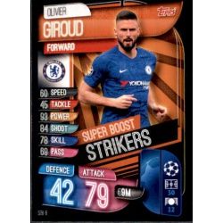 Oliver Giroud Super Boost Strikers Chelsea SBI 6 Match Attax Champions 2019-20