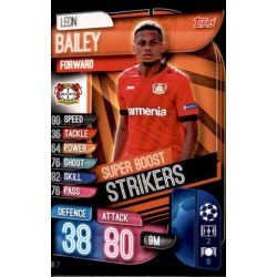 Leon Bailey Super Boost Strikers Bayer Leverkusen SBI 7 Match Attax Champions 2019-20